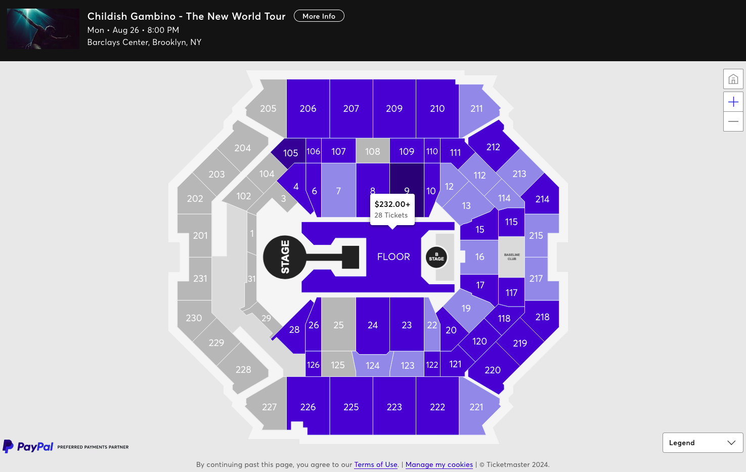 Обновления билетов Childish Gambino — предварительные продажи билетов New World Tour 2024 года начнутся сегодня, впервые за четыре года — см. код