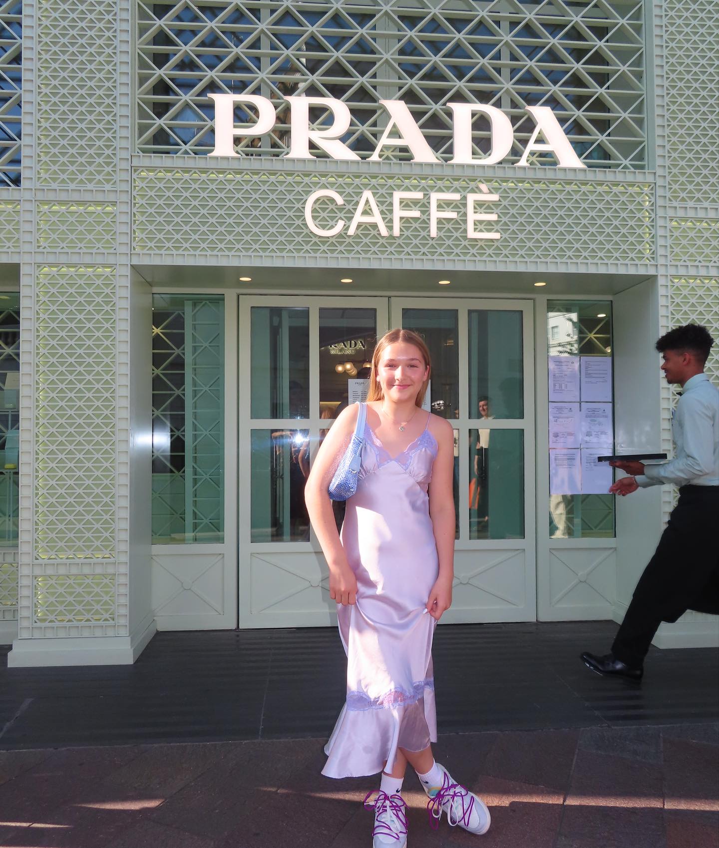 Харпер отпраздновала свое 12-летие в Prada Caffe