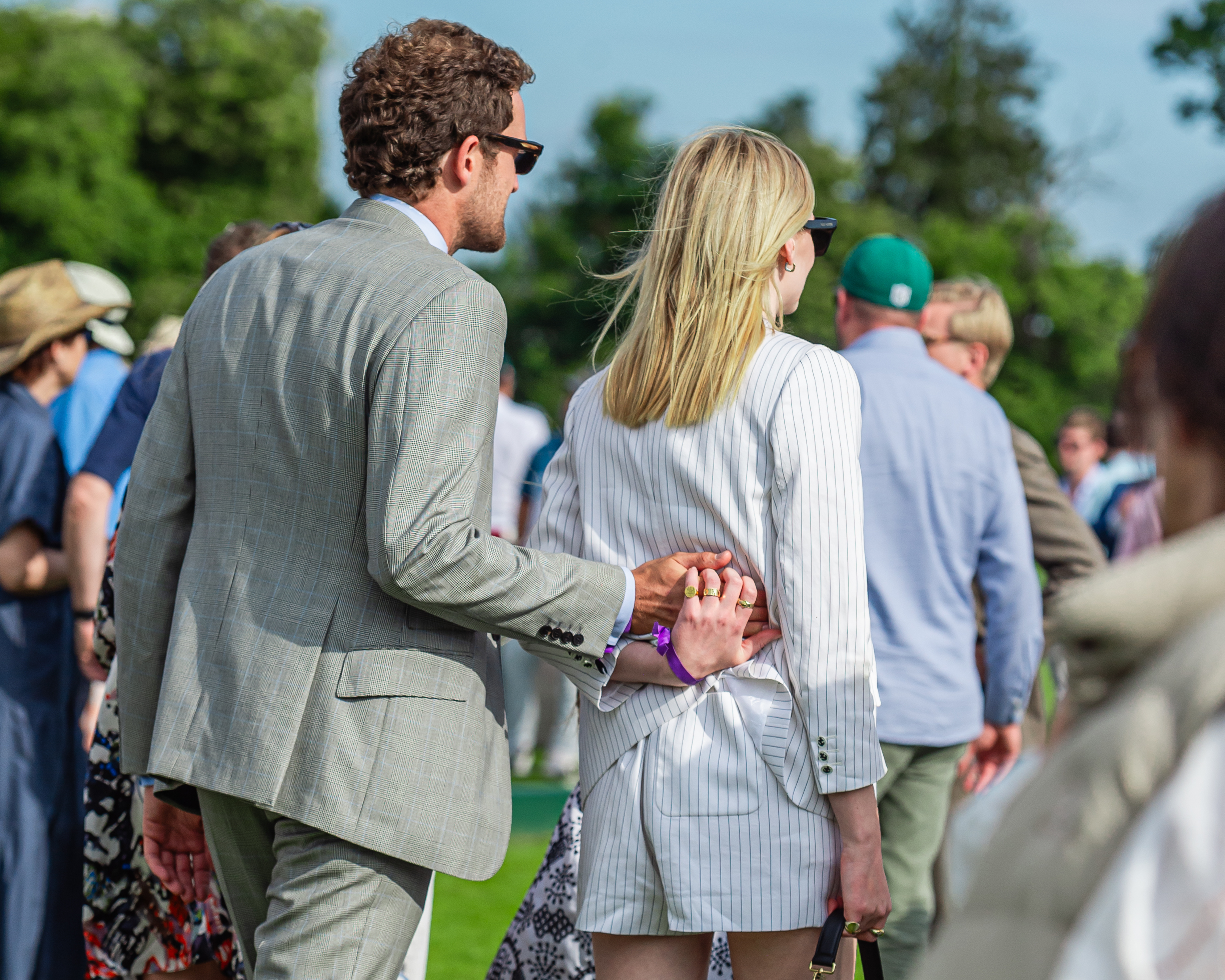 Пара была замечена на Кубке Cowdray Park Gold Cup в Петворте, Западный Суссекс.