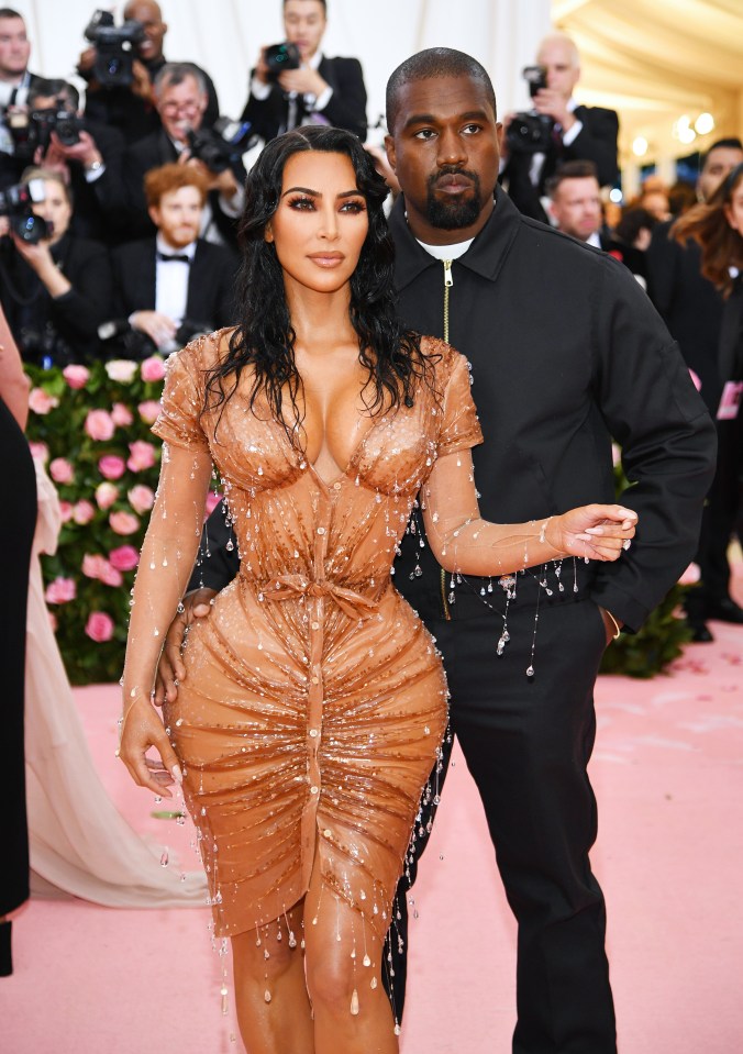 Бывшая пара Ким Кардашьян Уэст и Канье Уэст на Met Gala 2019 Celebrating Camp: Notes on Fashion в Метрополитен-музее 6 мая 2019 года в Нью-Йорке