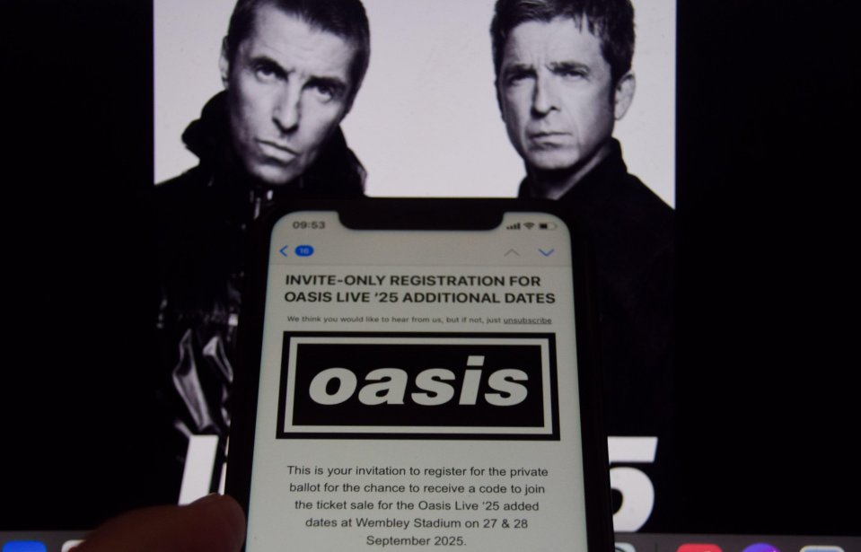 Фанатам Oasis необходимо предоставить приглашение на голосование