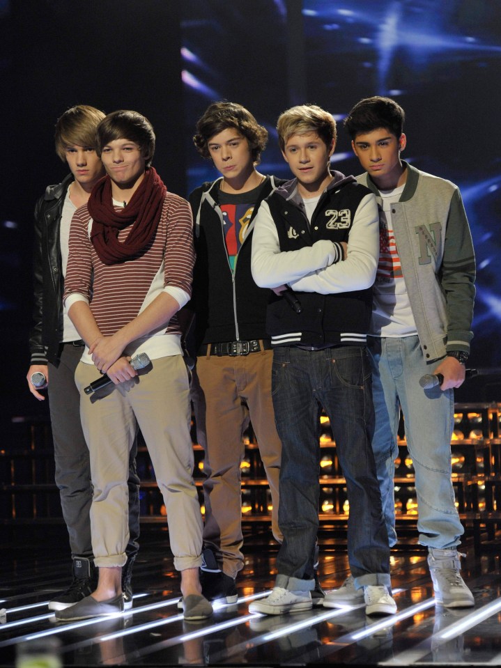 Лиам со своими товарищами по группе One Direction в 2010 году.